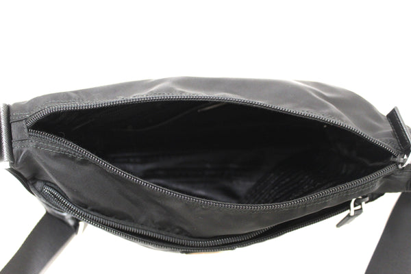 Prada Black Nylon Messenger Bag