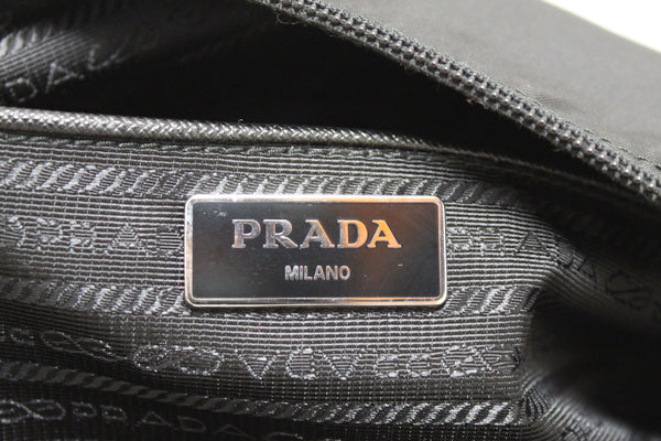 Prada Black Nylon Messenger Bag