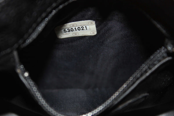 Chanel Vintage CC Black Caviar Leather Small Party Mini Shoulder Bag
