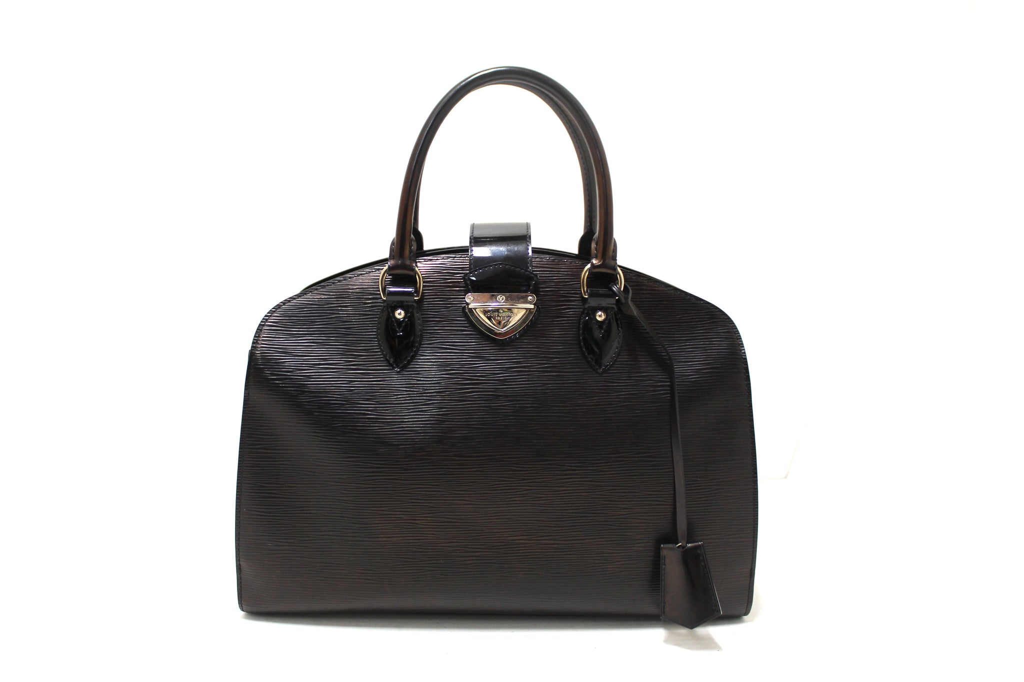 Louis Vuitton Black Electric Epi Leather Pont-Neuf GM Handbag