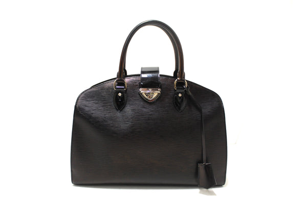 Louis Vuitton Black Electric Epi Leather Pont-Neuf GM Handbag