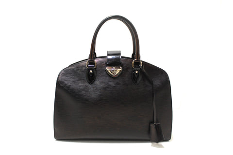 Louis Vuitton Black Electric Epi Leather Pont-Neuf GM Handbag