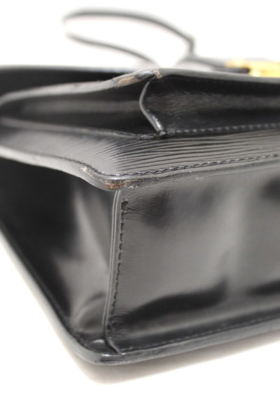 Louis Vuitton Black Epi Leather Monceau Bag