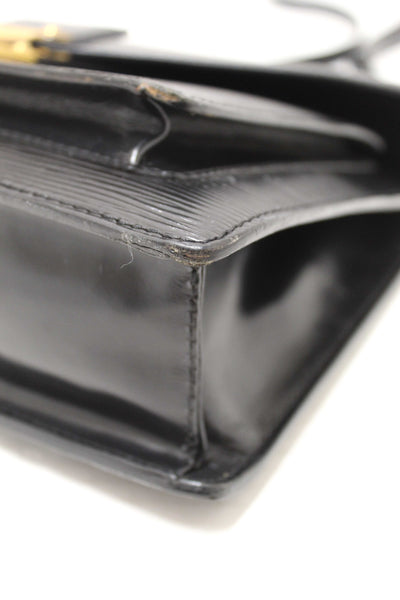 Louis Vuitton Black Epi Leather Monceau Bag
