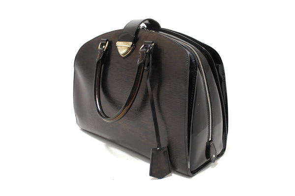Louis Vuitton Black Electric Epi Leather Pont-Neuf GM Handbag