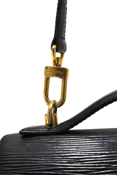 Louis Vuitton Black Epi Leather Monceau Bag