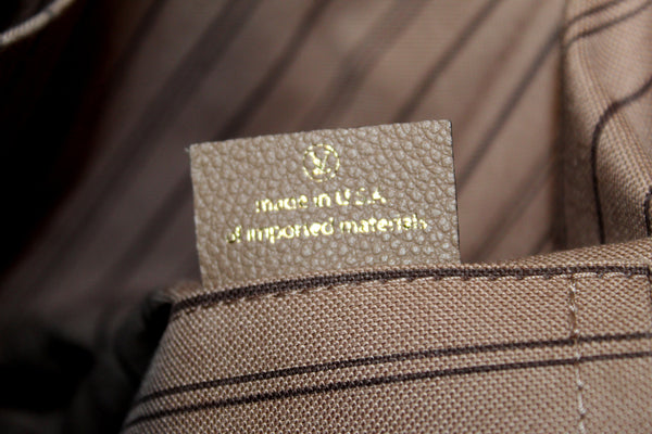 Louis Vuitton Gray Monogram Empreinte Leather Mazarine MM Bag