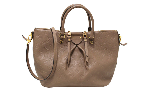 Louis Vuitton Gray Monogram Empreinte Leather Mazarine MM Bag