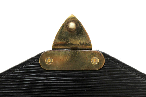 Louis Vuitton Black Epi Leather Monceau Bag