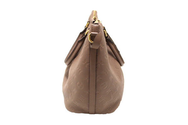 Louis Vuitton Gray Monogram Empreinte Leather Mazarine MM Bag