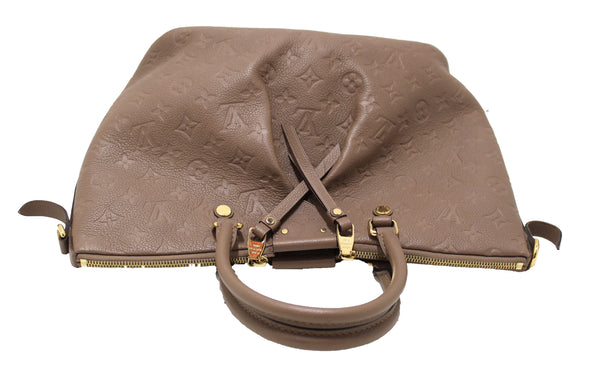Louis Vuitton Gray Monogram Empreinte Leather Mazarine MM Bag