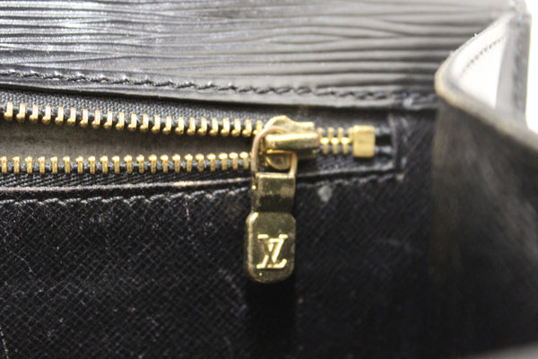 Louis Vuitton Black Epi Leather Monceau Bag