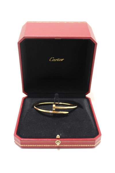 Cartier 18K Yellow Gold Classic ModelJuste Un Clou Bracelet Size 18