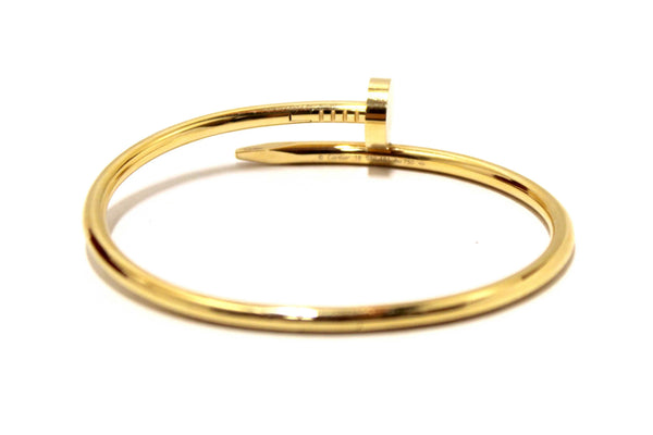 Cartier 18K Yellow Gold Classic ModelJuste Un Clou Bracelet Size 18