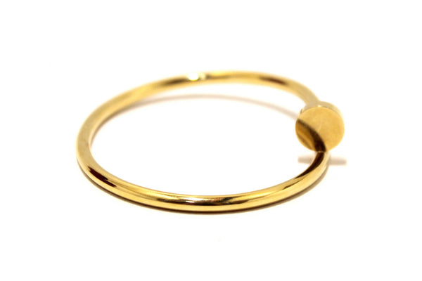 Cartier 18K Yellow Gold Classic ModelJuste Un Clou Bracelet Size 18