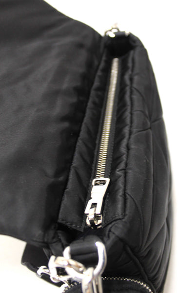 Prada Black Re-Nylon Padded Shoulder Bag
