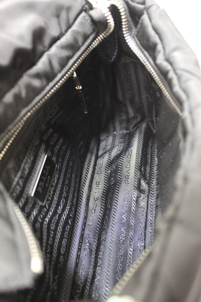 Prada Black Re-Nylon Padded Shoulder Bag