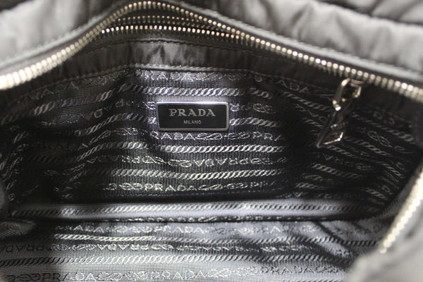 Prada Black Re-Nylon Padded Shoulder Bag
