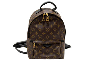 Louis Vuitton Classic Monogram Palm Springs PM Backpack | Italystation.com - Shop Now at italystation.com