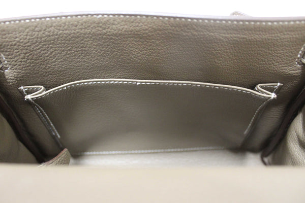 Hermes Etoupe Togo Leather Retourne Kelly 25 Handbag/Shoulder Bag