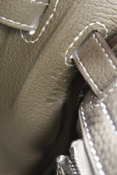 Hermes Etoupe Togo Leather Retourne Kelly 25 Handbag/Shoulder Bag