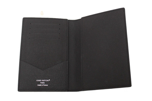 Louis Vuitton Monogram Eclipse Canvas Passport Cover Holder