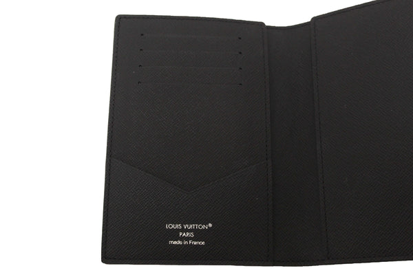 Louis Vuitton Monogram Eclipse Canvas Passport Cover Holder