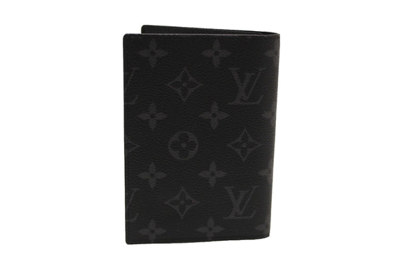 Louis Vuitton Monogram Eclipse Canvas Passport Cover Holder