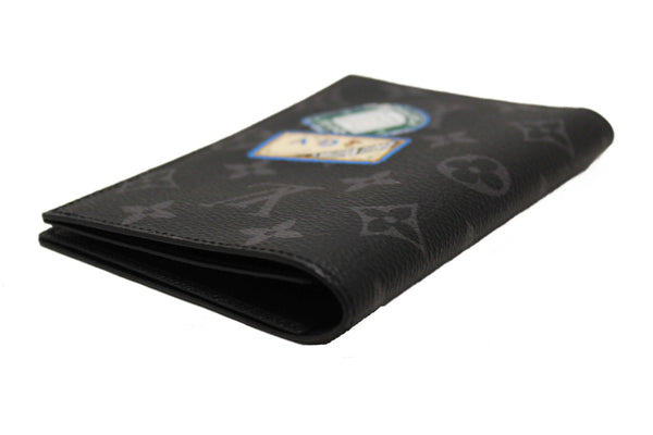 Louis Vuitton Monogram Eclipse Canvas Passport Cover Holder