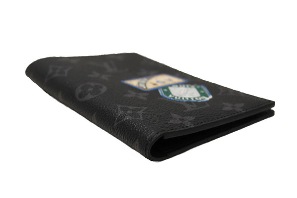 Louis Vuitton Monogram Eclipse Canvas Passport Cover Holder