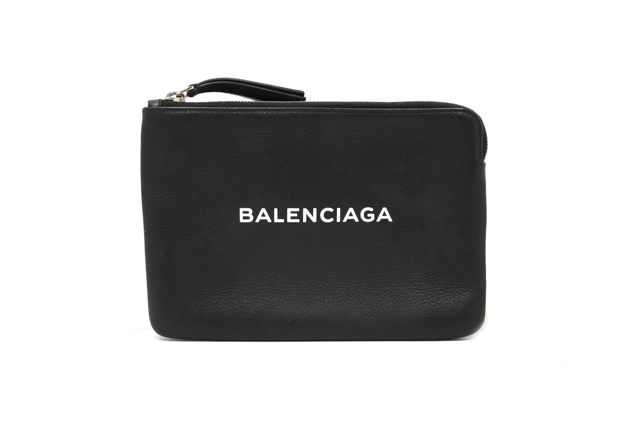 Balenciaga logo pouch best sale