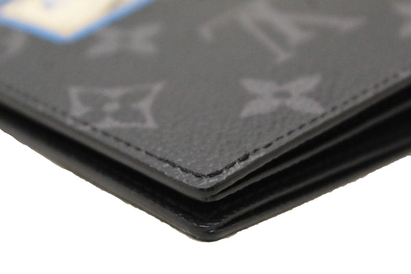 Louis Vuitton Monogram Eclipse Canvas Passport Cover Holder