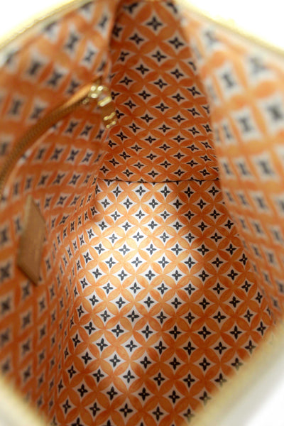NEW Louis Vuitton Limited Edition Beige/Orange Monogram Giant By The Pool 2.0 Speedy 25 Bandouliere Bag