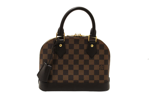 Louis Vuitton Damier Ebene Canvas Alma BB Handbag
