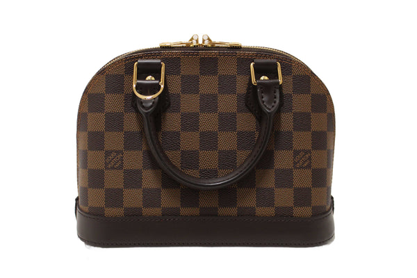 Louis Vuitton Damier Ebene Canvas Alma BB Handbag