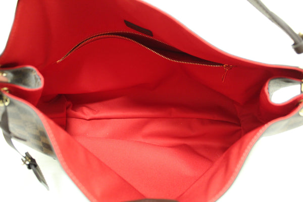 Louis Vuitton Damier Ebene Graceful MM Hobo Shoulder Bag