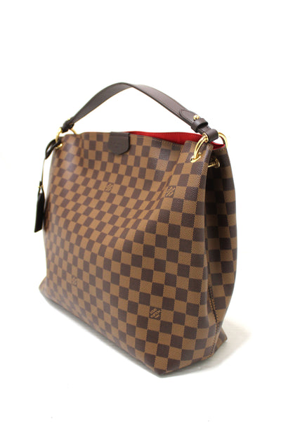 Louis Vuitton Damier Ebene Graceful MM Hobo Shoulder Bag