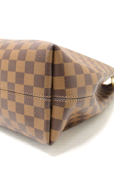 Louis Vuitton Damier Ebene Graceful MM Hobo Shoulder Bag