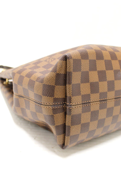 Louis Vuitton Damier Ebene Graceful MM Hobo Shoulder Bag