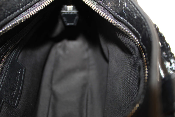 NEW Balenciaga Black Arena Lambskin Leather Neo Cagole Small Tote Bag
