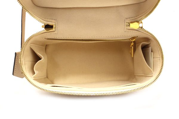 Louis Vuitton Beige Empreinte Monogram Leather Giant Vanity PM Shoulder Bag