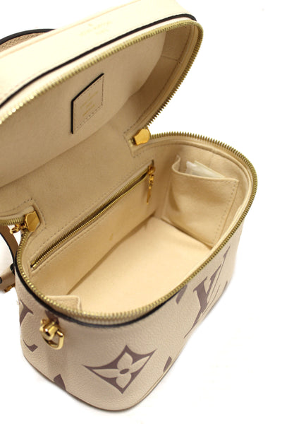 Louis Vuitton Beige Empreinte Monogram Leather Giant Vanity PM Shoulder Bag