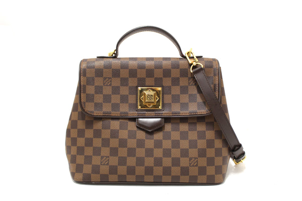 Louis Vuitton Damier Ebene Bergamo MM Shoulder Bag | Italystation.com - Shop Now at italystation.com