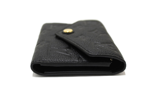 Louis Vuitton Black Monogram Empreinte Leather Victorine Wallet