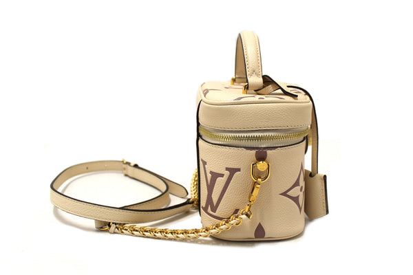 Louis Vuitton Beige Empreinte Monogram Leather Giant Vanity PM Shoulder Bag