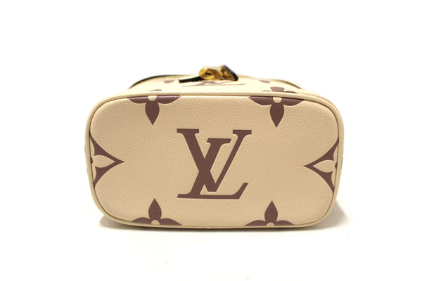 Louis Vuitton Beige Empreinte Monogram Leather Giant Vanity PM Shoulder Bag