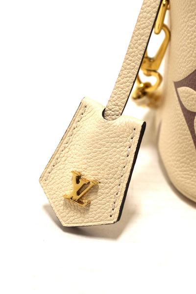 Louis Vuitton Beige Empreinte Monogram Leather Giant Vanity PM Shoulder Bag