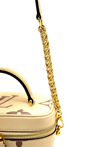 Louis Vuitton Beige Empreinte Monogram Leather Giant Vanity PM Shoulder Bag
