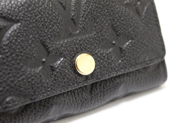 Louis Vuitton Black Monogram Empreinte Leather 6 Key Holder