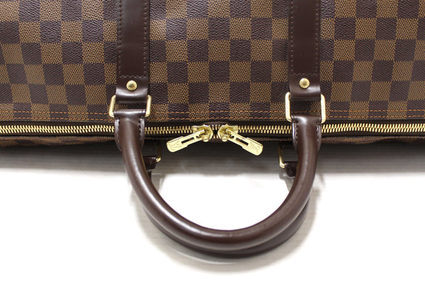 Louis Vuitton Damier Ebene Keepall 50 Travel Bag